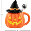 Lidded Jack-O-Lantern Mug with Spoon - Accents - 4