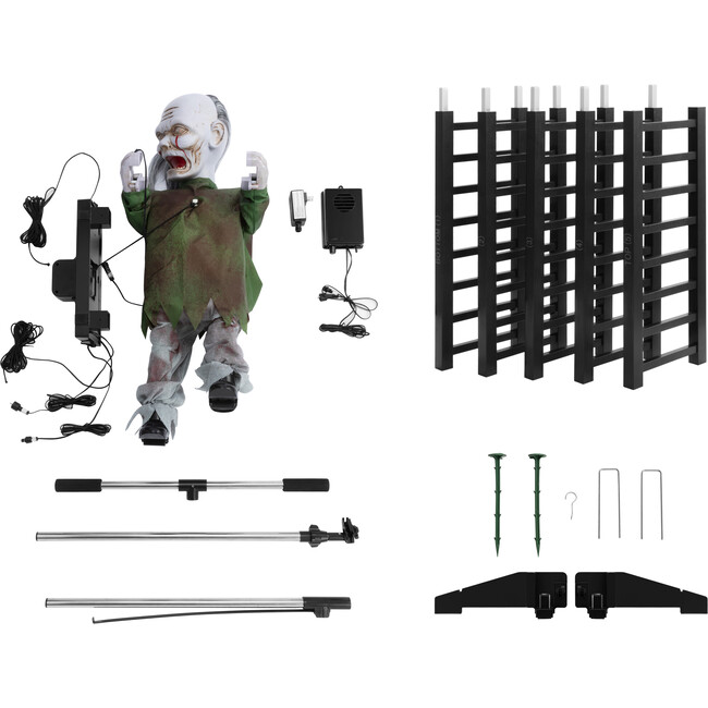 Outdoor Climbing Zombie - Accents - 5