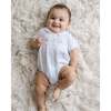 Pointed Collar Golf Bubble Romper, Lt.Blue - Rompers - 3