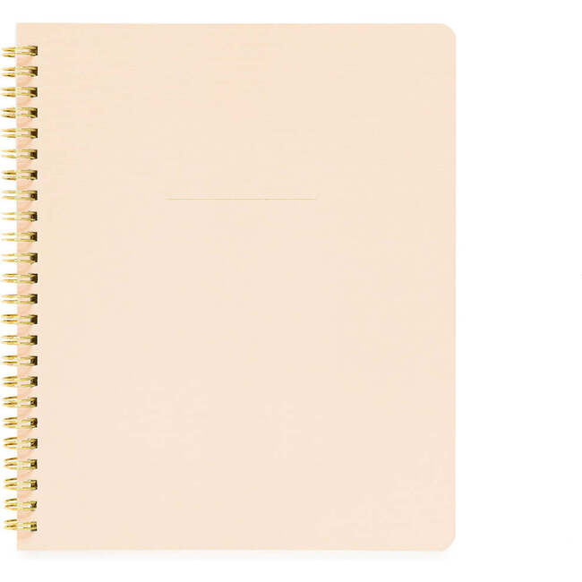 Spiral Notebook, Pale Pink