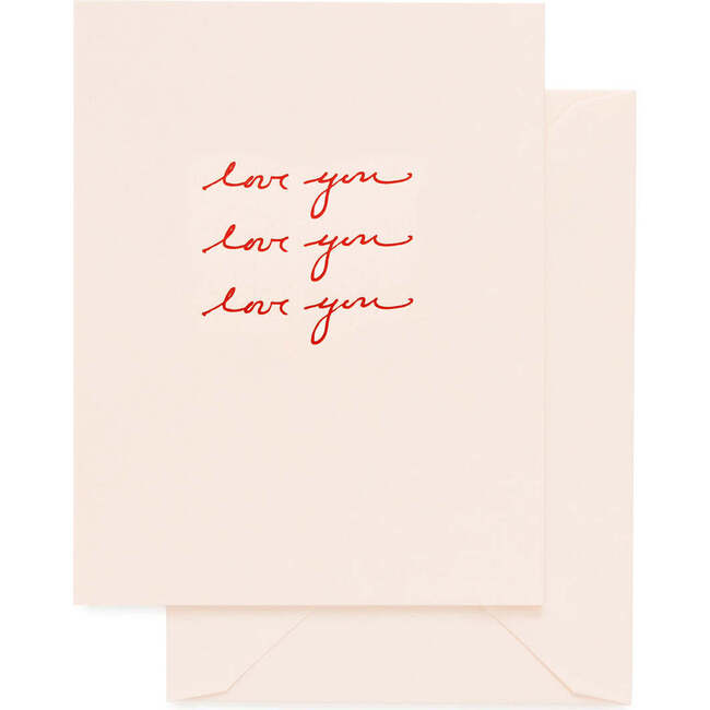 Love You Card, Pink
