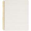 Spiral Notebook, Grey Ticking Stripe - Paper Goods - 1 - thumbnail