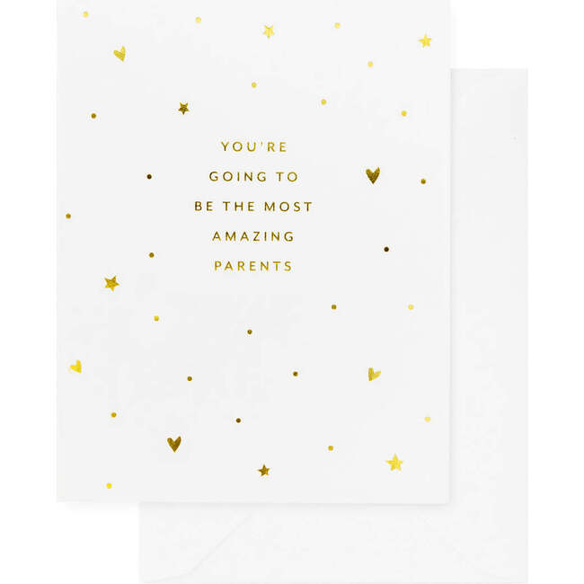 Most Amazing Parents Card, Gold