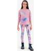 Shiny Metallic Leggings, Multicolors - Leggings - 2