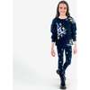 X & Heart Print Leggings, Black - Leggings - 2