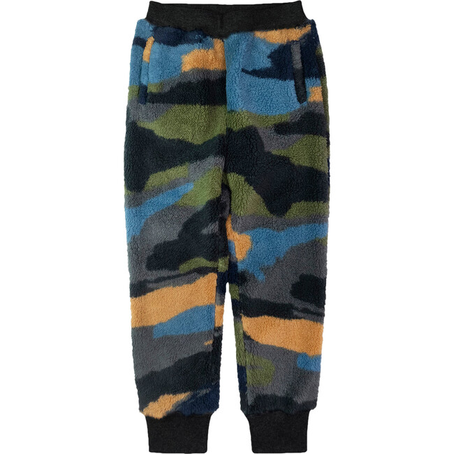 Highland Fuzzy Camouflage Sweatpants, Earth Tones