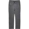 Everyday Drawstring Straight-Leg Stretch Pants, Charcoal Herringbone - Pants - 1 - thumbnail