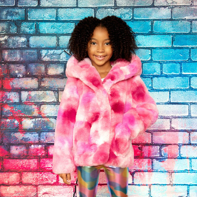 Camo parka pink fur online