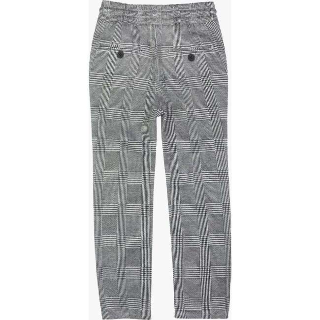 Everyday Drawstring Straight-Leg Plaid Stretch Pants, Glen - Pants - 2