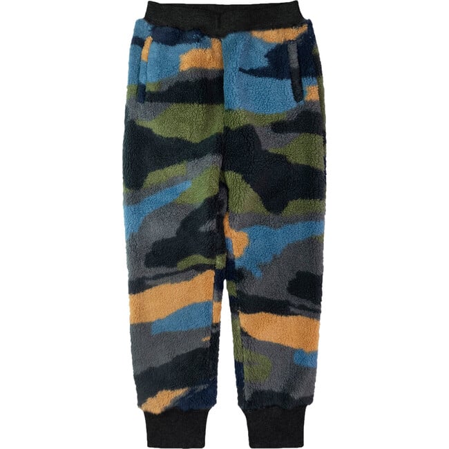 Highland Fuzzy Camouflage Sweatpants, Earth Tones - Sweatpants - 2