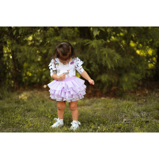 Paw-Fect Puppy Baby Bodysuit Dress, White - Dresses - 3