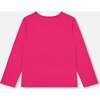 Unicorn Print Long Sleeve T-Shirt, Purple Pink - T-Shirts - 3