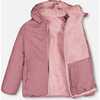 Transition Reversible Sherpa & Nylon Jacket, Old Pink - Coats - 4