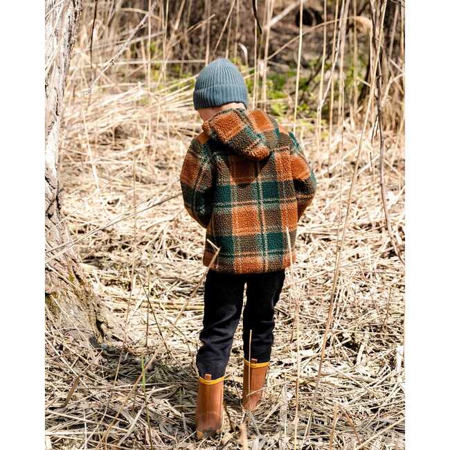 Transition Reversible Sherpa And Nylon Jacket Golden Caramel Transition Reversible Sherpa And Nylon Jacket Golden Caramel