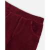 Velvet Ribbed Treggings, Red Wine - Leggings - 4