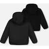 Transition Reversible Sherpa & Nylon Jacket, Black - Coats - 4