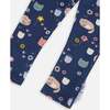 Tunic & Print Legging Set, Rosette Pink & Navy - Mixed Apparel Set - 5