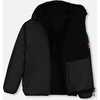 Transition Reversible Sherpa & Nylon Jacket, Black - Coats - 5