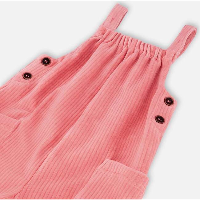 プルメリアFrench Pink Drost Salopette M Sleeveless jumpsuit with a wide leg and wrap-over neckline