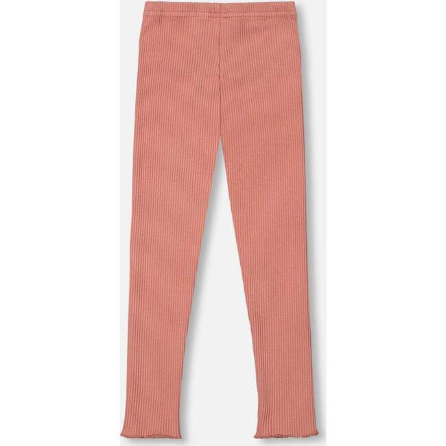 Rib Leggings, Pink Cinnamon - Leggings - 3
