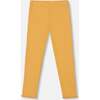 Rib Leggings, Yellow - Leggings - 3