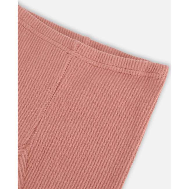 Rib Leggings, Pink Cinnamon - Leggings - 4