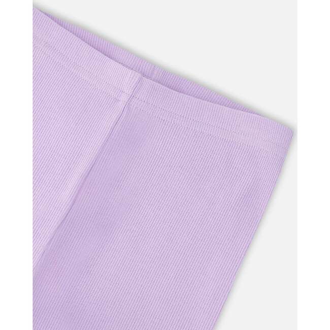 Rib Leggings, Lilac - Leggings - 4