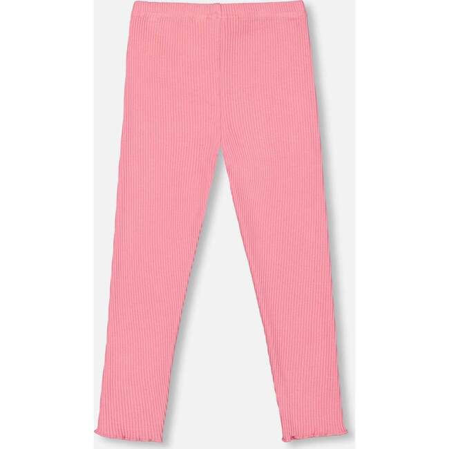 Rib Leggings, Candy Pink - Leggings - 3