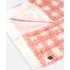 Plaid Sherpa Full Zip Hooded Jacket, Salmon Pink - Jackets - 4