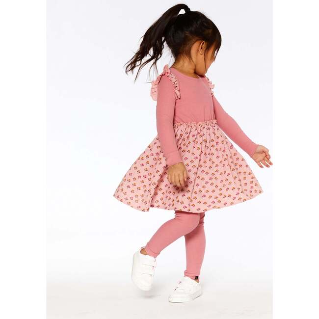Super Soft Rib Leggings, Salmon Pink - Leggings - 2