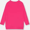 Long Sleeve Jersey Tunic, Purple Pink - Tunics - 3