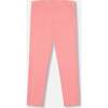 Super Soft Rib Leggings, Salmon Pink - Leggings - 3