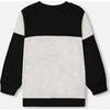Super Soft Brushed Rib Top, Light Grey Mix & Black - T-Shirts - 3