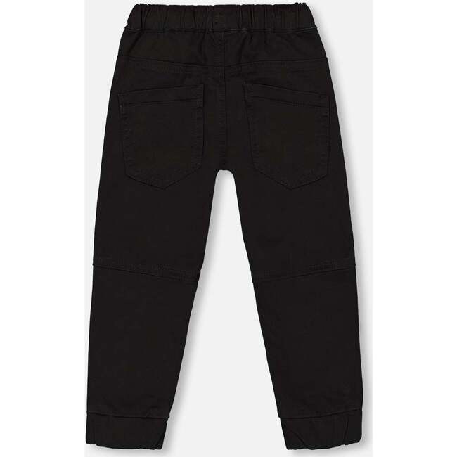 Stretch Twill Jogger Pants, Black - Pants - 2