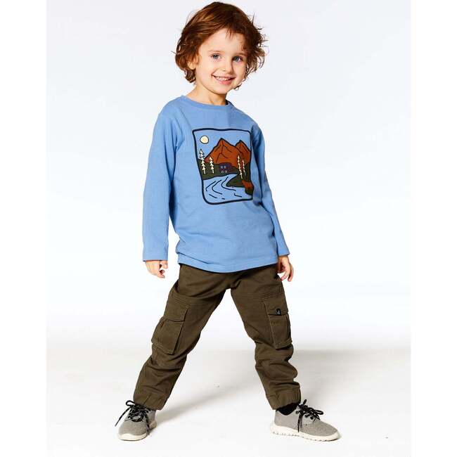 Stretch Twill Cargo Pocket Jogger Pants, Grape Leaf - Pants - 3