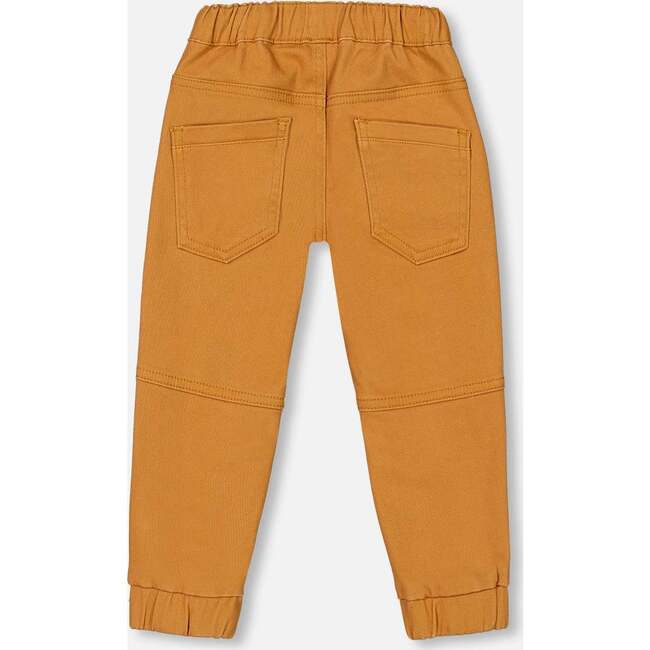Stretch Twill Jogger Pants, Caramel - Pants - 4