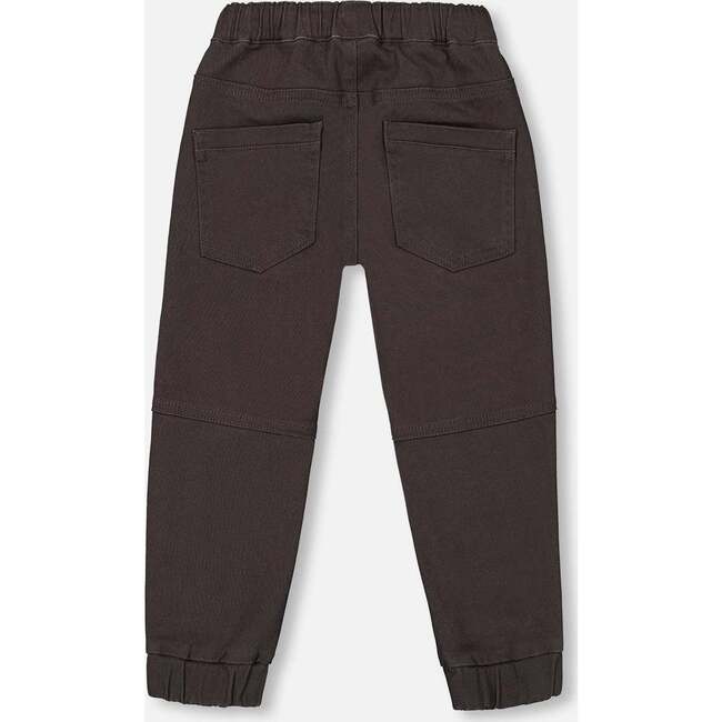 Stretch Twill Jogger Pants, Ebony Grey - Pants - 4