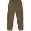Stretch Twill Cargo Pocket Jogger Pants, Grape Leaf - Pants - 4