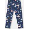 Sleepy Cats Print Leggings, Navy - Leggings - 3