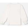 Long Puffy Cuffed Sleeve T-Shirt, Off-White - T-Shirts - 3