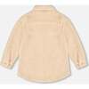 Sherpa Oversize Shirt, Beige - Jackets - 4