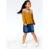 Icelandic Knit Cardigan, Yellow Ochre - Cardigans - 3