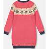 Icelandic Knit Dress, Pink - Dresses - 3