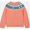 Icelandic Knit Sweater, Terra Cotta - Sweaters - 4