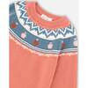 Icelandic Knit Sweater, Terra Cotta - Sweaters - 5