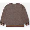 Super Soft Brushed Patch Pocket Rib Sweatshirt, Brown Mix - Sweatshirts - 4