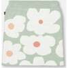 Retro Flowers Print Jacquard Knit Skirt, Sage Green - Skirts - 4