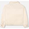 Quilted Pocket Sherpa Jacket, Off-White - Jackets - 4