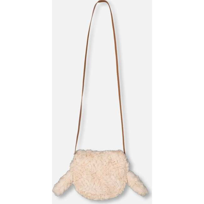 Faux Fur Owl Bag, Off-White - Bags - 3