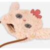 Faux Fur Owl Bag, Off-White - Bags - 4